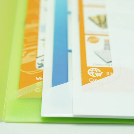 3 Compartment Expandable Plastic Folder (A4) Files and Folders One Dollar Only