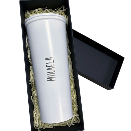 Matte Texture Insulated Vacuum Tumbler (Name Printing)