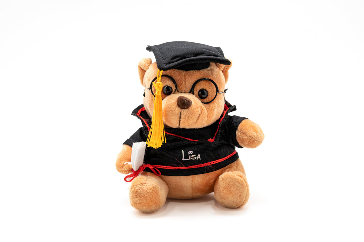 23cm Graduation Teddy Bear 1PC (Name Printing)