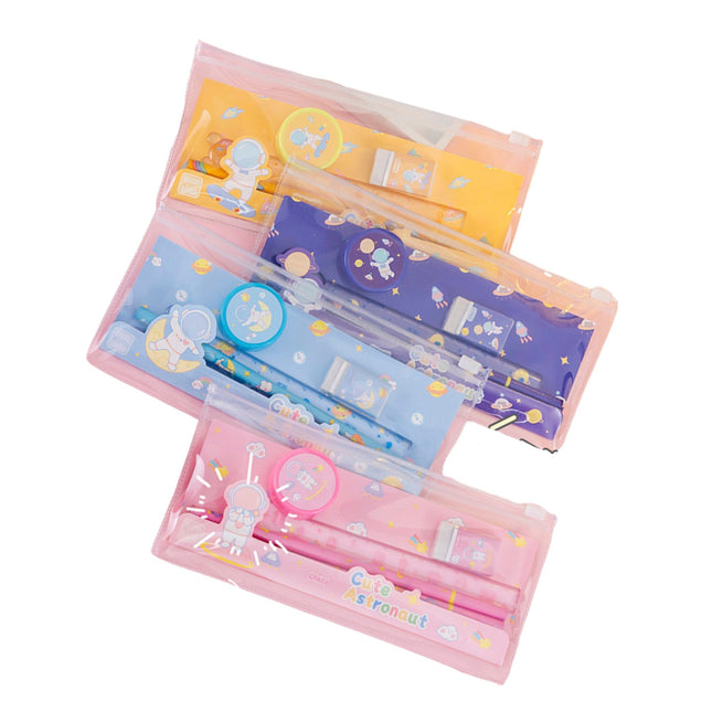 6-pc Cartoon Stationery Set