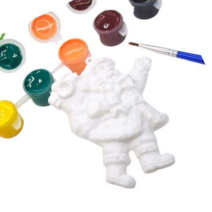 Christmas DIY Painting Santa Ornament