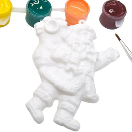 Christmas DIY Painting Santa Ornament