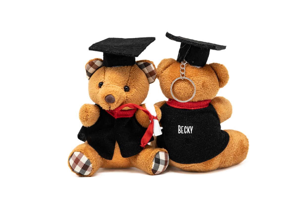 Graduation Bear Soft Toy (Name Printing)