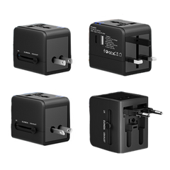 Universal Travel Adaptor with 1 USB and 1 USB C (Deliver in 4-6 weeks)