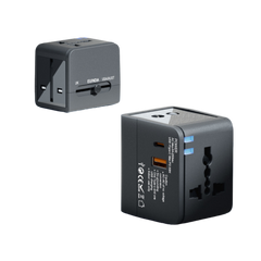 Universal Travel Adaptor with 1 USB and 1 USB C (Deliver in 4-6 weeks)