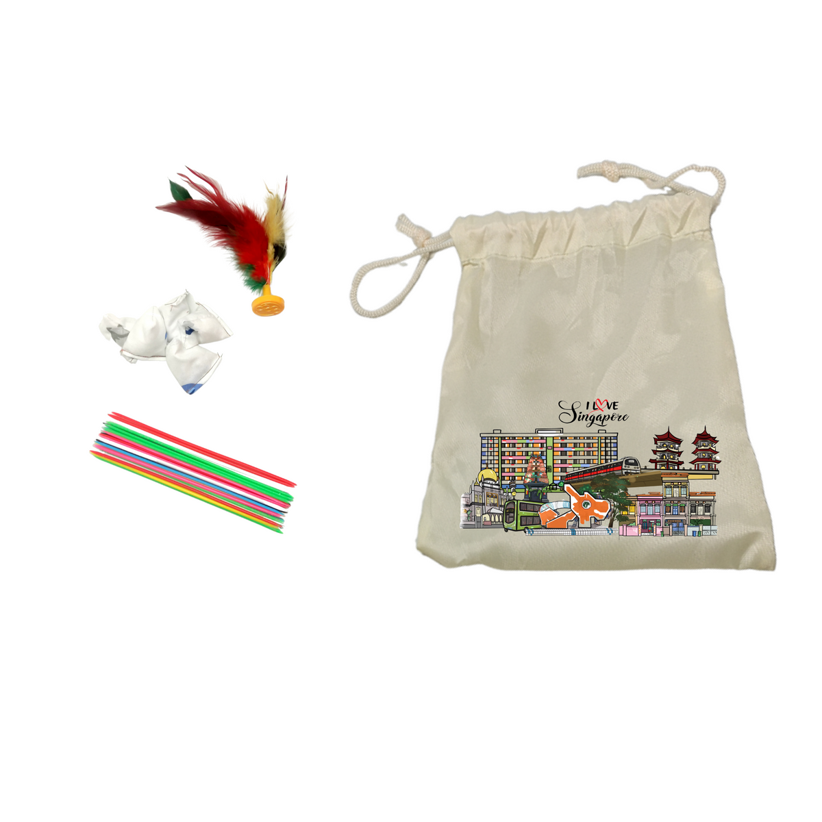 3 Piece National Day Design Theme Traditional Game Set