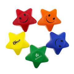 10 Smiley Five-Pointed Star Pressure Balls IWG FC One Dollar Only