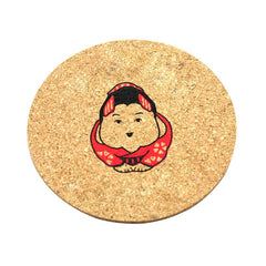 Round Cork Coaster One Dollar Only