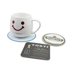 Double-sided Board Paper Coasters IWG FC One Dollar Only