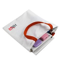 Cotton Bag with Colored Handle IWG FC One Dollar Only