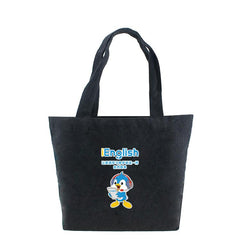 Black Canvas Tote Bag 30*20*10cm IWG FC One Dollar Only