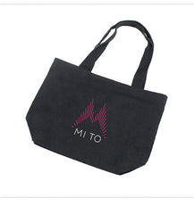 Black Canvas Tote Bag 30*20*10cm IWG FC One Dollar Only