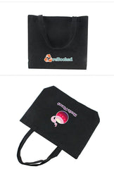 Black Canvas Tote Bag 42*35*10cm IWG FC One Dollar Only