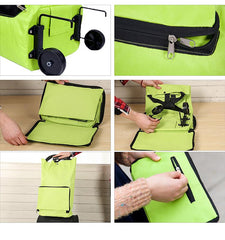 Foldable Shopping Trolley Bag With Wheels IWG FC One Dollar Only