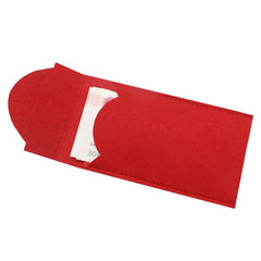 Red Felt Pocket Envelopes IWG FC One Dollar Only