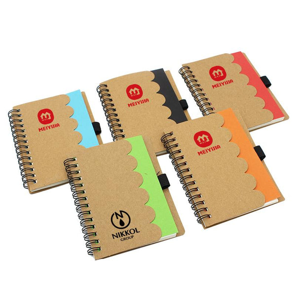 Eco-Friendly Notebook With Scallop Edge