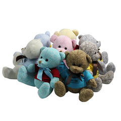 20cm Colourful Knitted Teddy Bear Plush Toy IWG FC One Dollar Only
