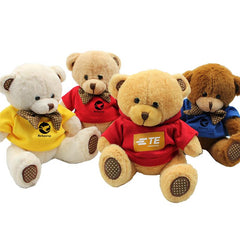 Bear Plush Toy With Bow One Dollar Only