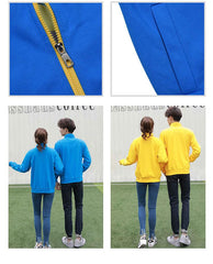 Stand-Up Collar Zipper Sweater IWG FC One Dollar Only