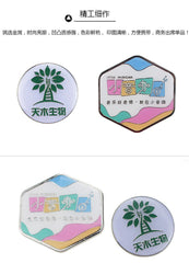3x3cm Epoxy Paint Badges IWG FC One Dollar Only