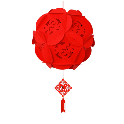 Chinese New Year Non Woven DIY Hanging Decor Seasonal One Dollar Only