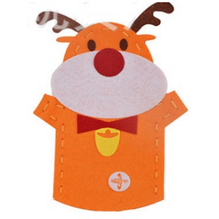 Christmas Theme DIY Hand Puppets Seasonal One Dollar Only