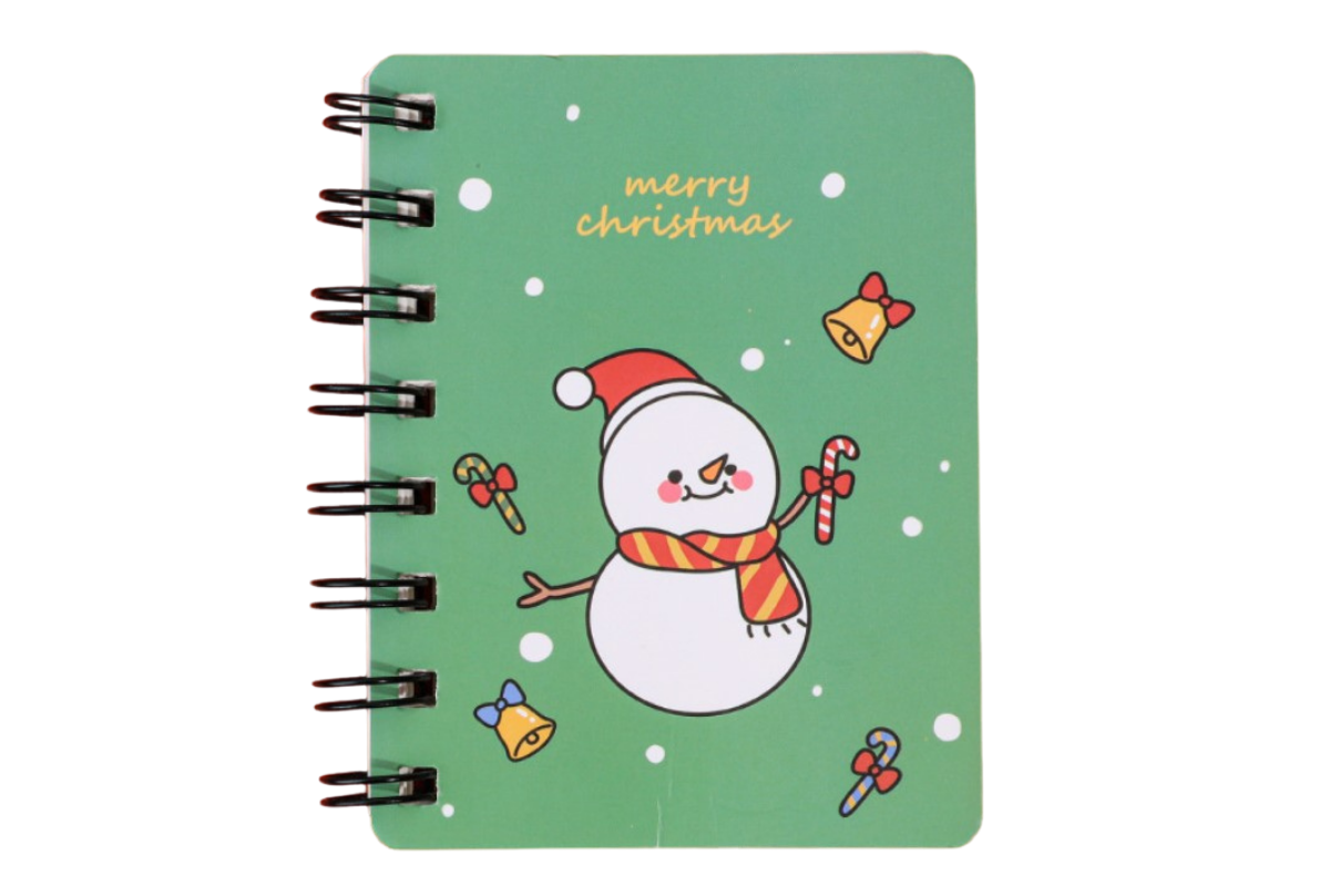 Christmas Theme Ring Notebook Seasonal One Dollar Only