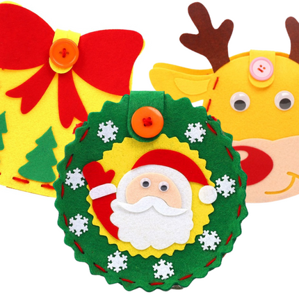 Christmas Theme DIY Bag Art Craft & D.I.Y One Dollar Only