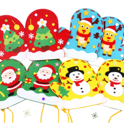 DIY Christmas Mittens Seasonal One Dollar Only