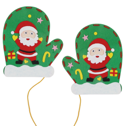 DIY Christmas Mittens Seasonal One Dollar Only