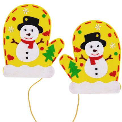 DIY Christmas Mittens Seasonal One Dollar Only