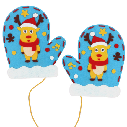 DIY Christmas Mittens Seasonal One Dollar Only