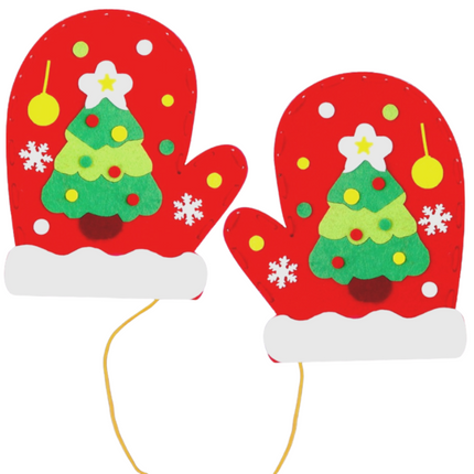 DIY Christmas Mittens Seasonal One Dollar Only
