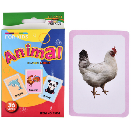 Animals Flash Cards Games and Toys One Dollar Only