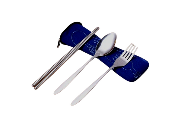 Metal Cutlery Set with pouch