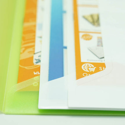 3 Compartment Expandable Plastic Folder (A4) Files and Folders One Dollar Only