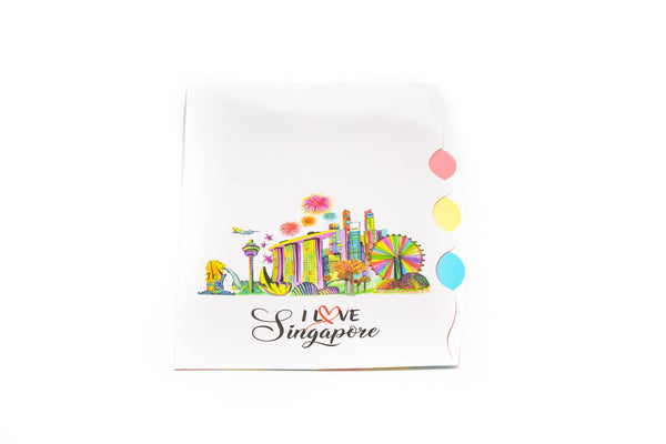 Singapore Design 4 Compartment L Folder