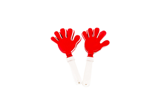 Plastic Hand Clapper Toy Seasonal One Dollar Only