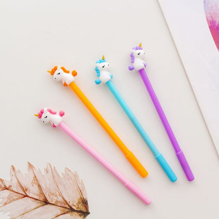 Whimsical Unicorn Themed Gel Ink Pen Pens One Dollar Only