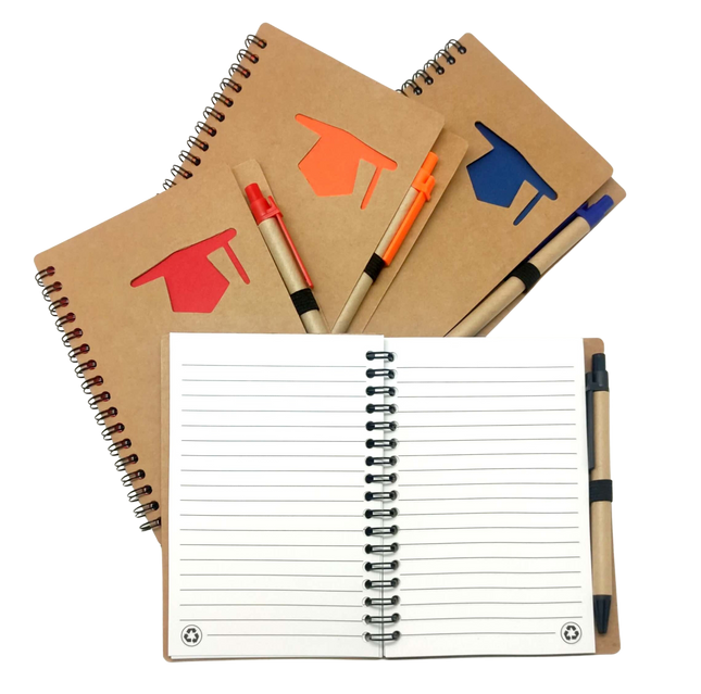 Graduation Design Notebook with Pen Notebooks One Dollar Only