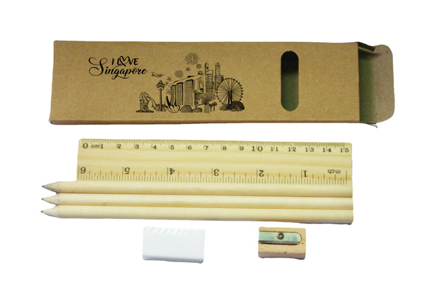 Eco-Friendly Stationery Set in Box Stationery Set One Dollar Only