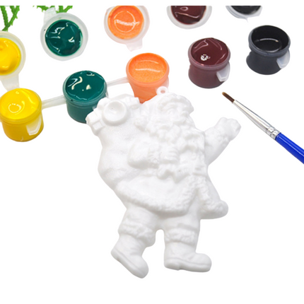 Christmas DIY Painting Santa Ornament Seasonal One Dollar Only