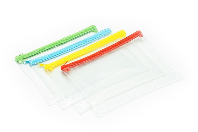 Transparent PVC A5 Zip Case Cases One Dollar Only