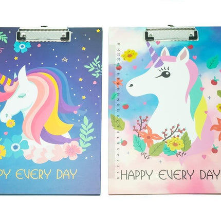Unicorn Floral Design Clipboard Files and Folders One Dollar Only