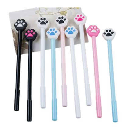 Cute Cartoon Paw Design Gel Ink Pen