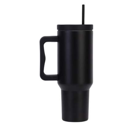 Outdoor Thermos Cup w/ Straw and Handle (Deliver In 4-6 weeks)