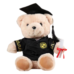 25cm Beige Graduation Bear (Deliver in 4-6 weeks)