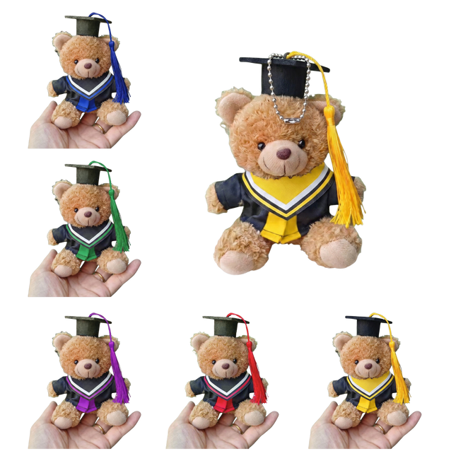 12cm Graduation Bear Keychain (Deliver in 4-6 weeks)