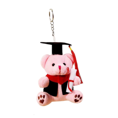 12cm Graduation Bear Keychain with Scroll (Deliver in 4-6 weeks)