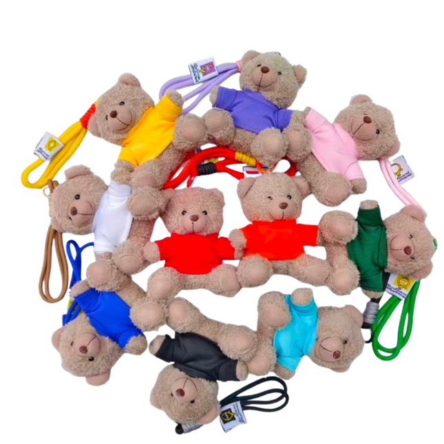 11cm T-Shirt Bear Keychain (Deliver in 4-6 weeks)
